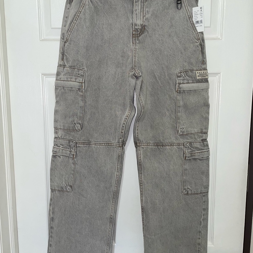 Pacsun Dylan Baggy Jeans Cargo Gray 29x30